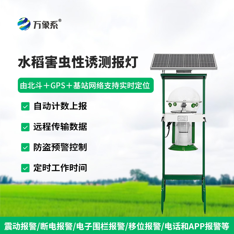 水稻田性誘測報(bào)燈：蟲害監(jiān)測的“綠色精靈”